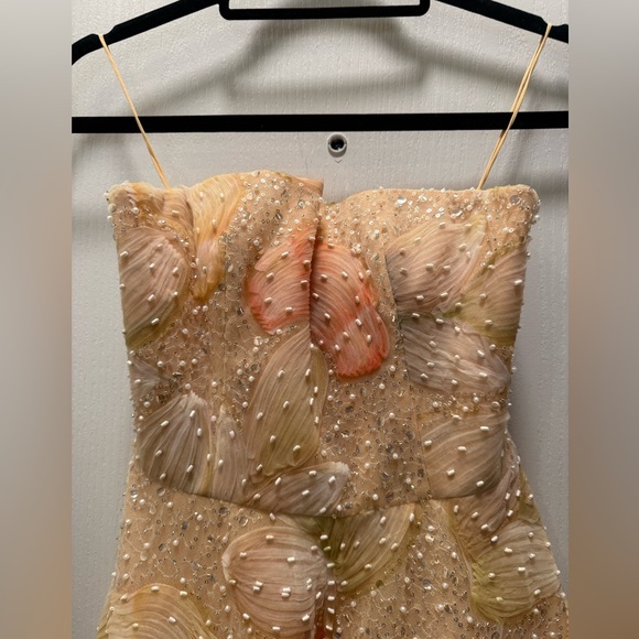 HELSI Vivi Strapless Cocktail Midi Dress With embellishments Size XS Preloved - Picture 4 of 6